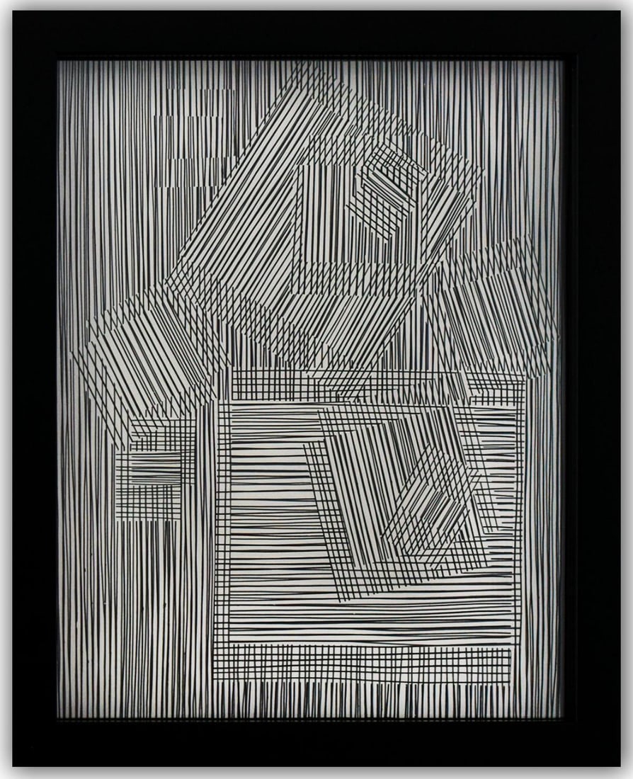 Victor Vasarely- 3D Wall Sculpture/object "Cinetiques": Artist: Victor Vasarely. Medium: 3D Wall Sculpture/object. Title: Cinetiques. Size: 11" x 9". Measures approx. 13" x 10.5" (framed). Additional: Custom Framed. 2 layers- Top layer printed on clear Luc