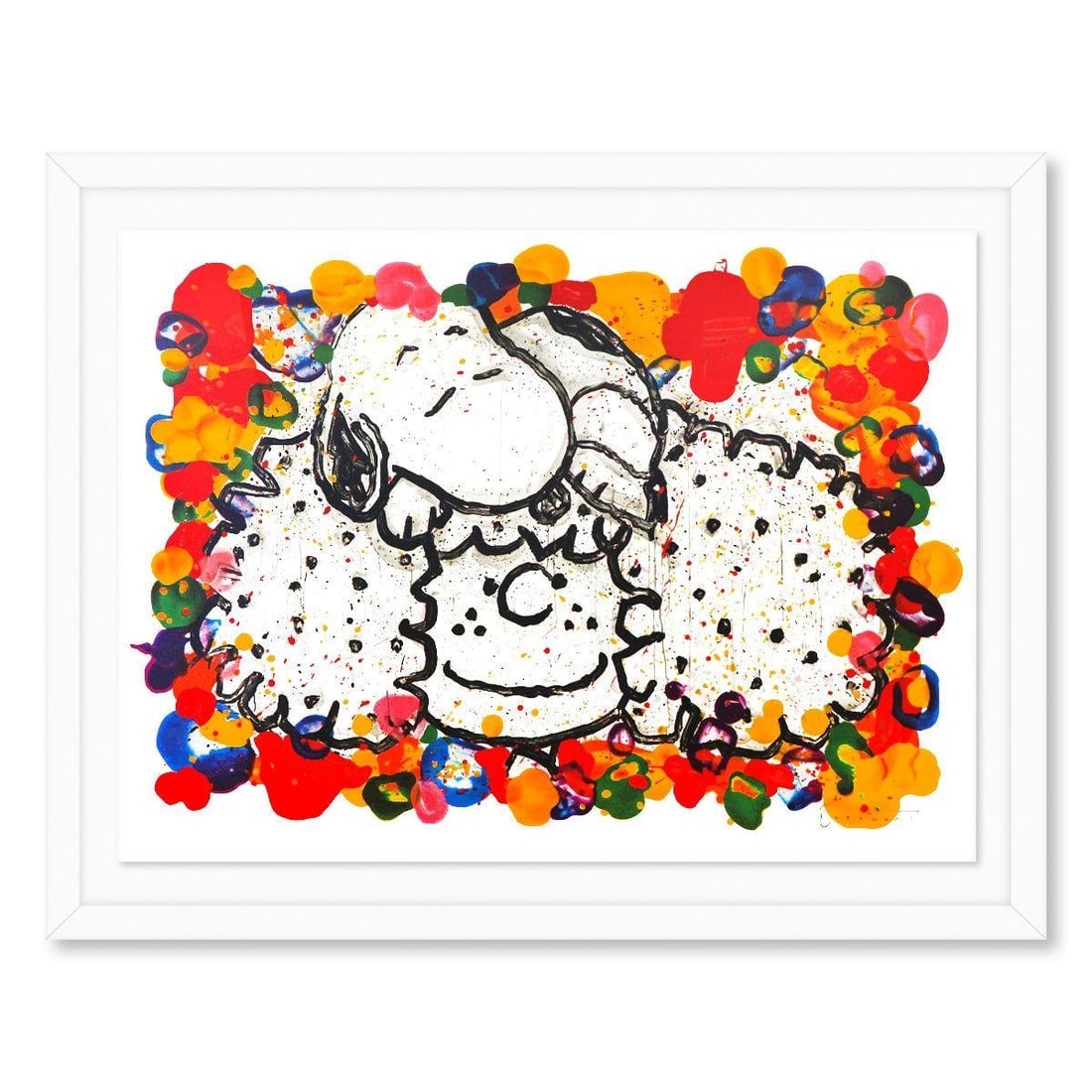 Tom Everhart- Hand Pulled Original Lithograph "Why I Like Big Hair": Artist: Tom Everhart. Medium: Hand Pulled Original Lithograph. Title: Why I Like Big Hair. Size: 30" x 40". Measures approx. 36" x 46" (framed). Signature: Hand signed and numbered. Certificate of Aut