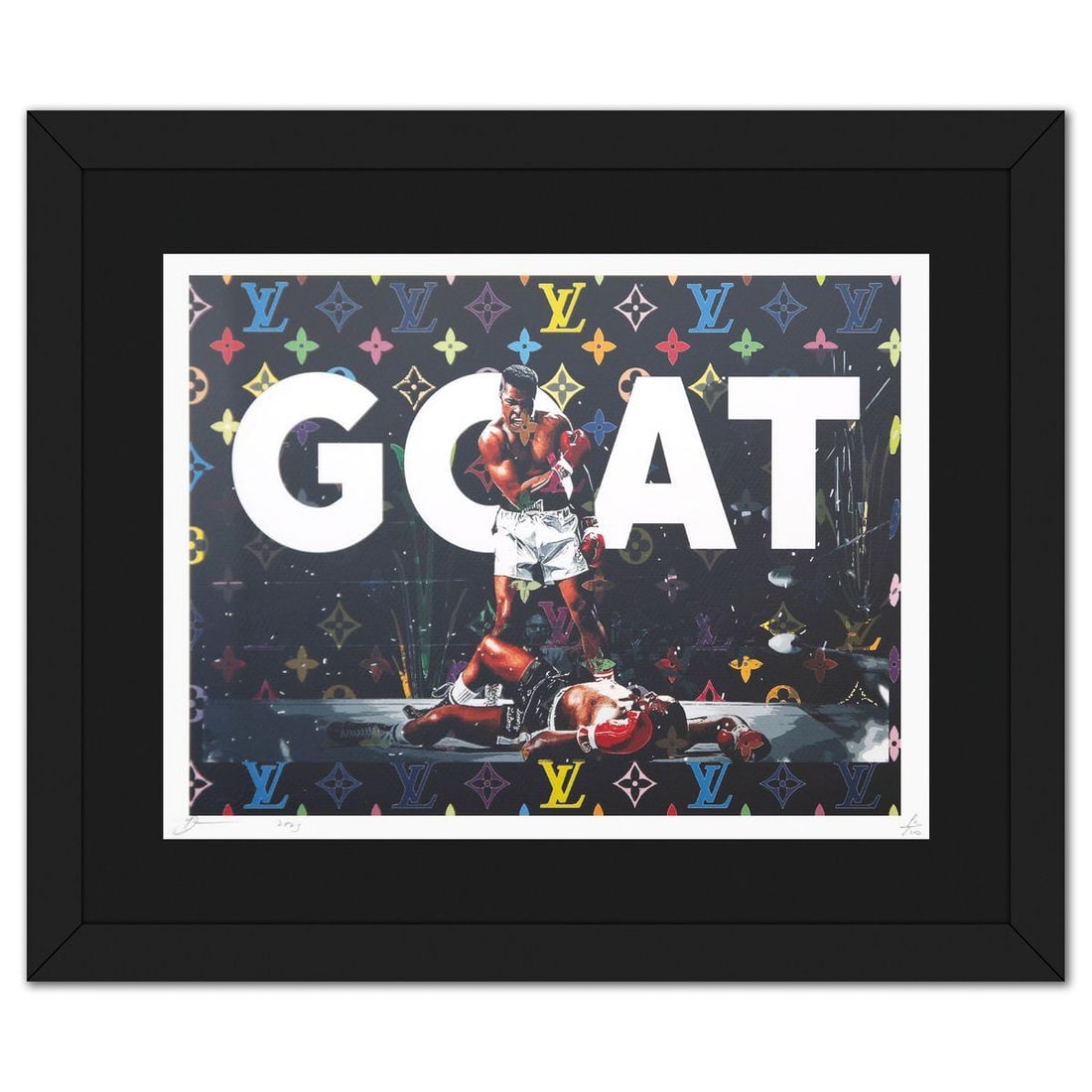 Death NYC- Fine art Print: Artist: Death NYC. Medium: Fine art Print. Size: 12" x 18". Measures approx. 19" x 24" (framed). Signature: Hand signed and numbered. Certificate of Authenticity: Is included. Reference#: 49193.