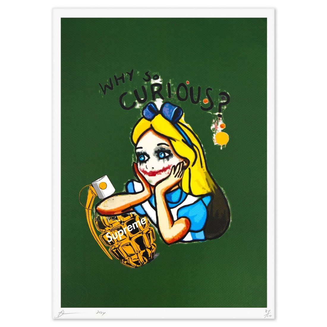 Death NYC- Fine art Print: Artist: Death NYC. Medium: Fine art Print. Size: 18" x 12". Signature: Hand signed and numbered. Certificate of Authenticity: Is included. Reference#: 49339.