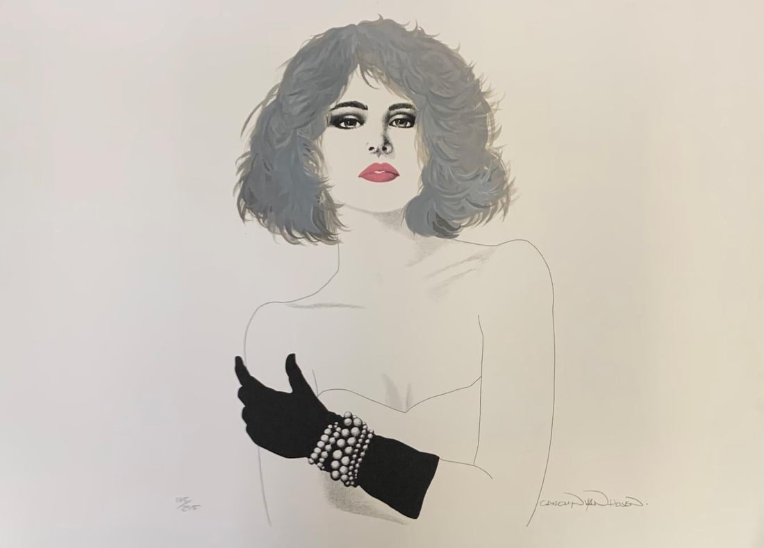 Carolyn Van hosen- Lithograph on paper: Artist: Carolyn Van hosen. Medium: Lithograph on paper. Size: 30" x 40". Signature: Signed and numbered. Reference#: 25101.