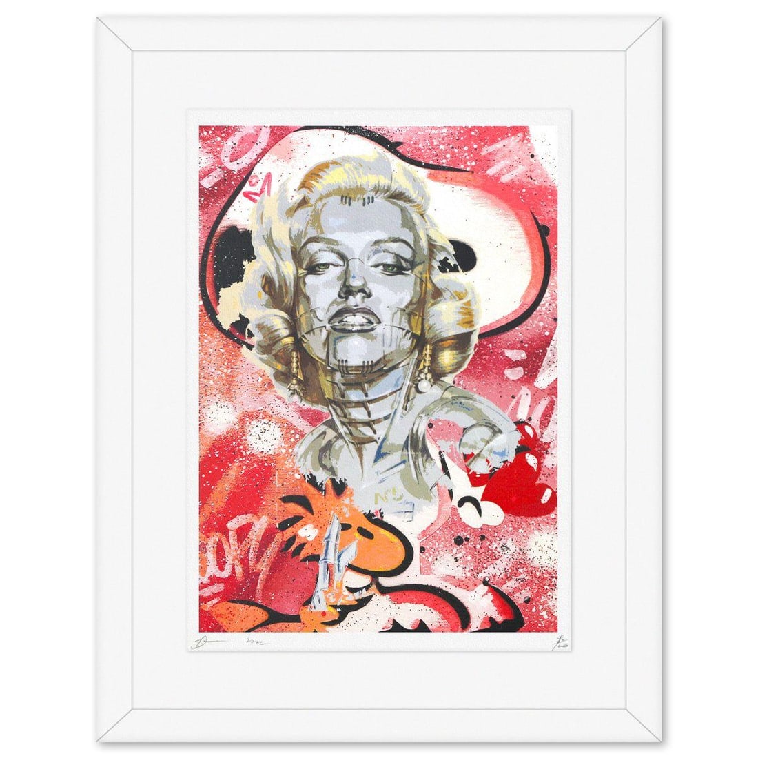 Death NYC- Fine art Print: Artist: Death NYC. Medium: Fine art Print. Size: 17.5" x 12". Measures approx. 24" x 18.5" (framed). Signature: Hand signed and numbered. Certificate of Authenticity: Is included. Additional: Paper: F