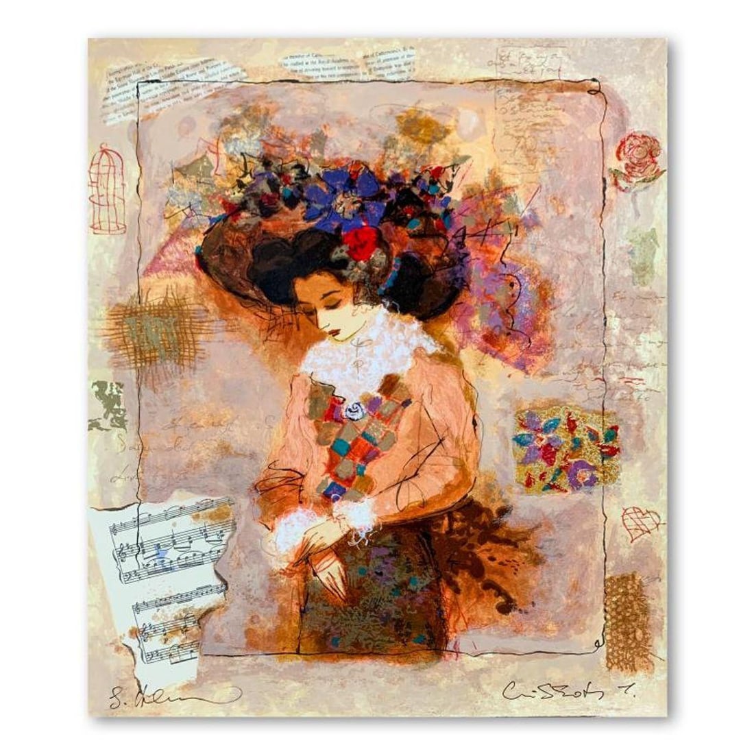 Alexander Galtchansky (1959-2008) and Tanya Wissotzky (1959-2006), "Emmanuel" Hand Signed Limited (1 of 3)