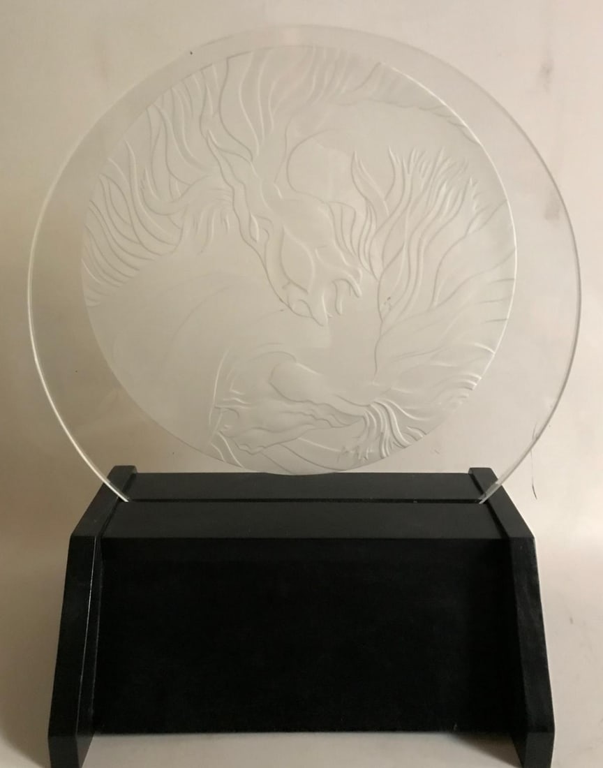 Guillaume Azoulay - Hand sandblasted starfish crystal glass sculpture (1 of 4)