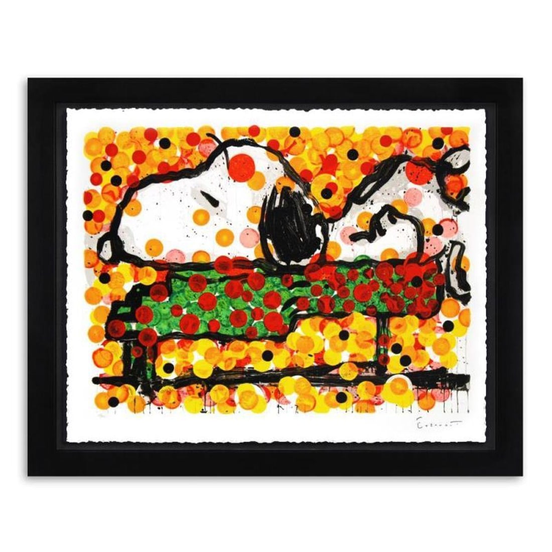 Tom Everhart, "Play That Funky Music" Framed Limited Edition Hand Pulled Original Lithograph. Hand: Play that Funky Music is a limited edition hand pulled original lithograph on museum quality deckle-edge paper by Tom Everhart. The piece is numbered, and hand signed by the artist. This is one of the