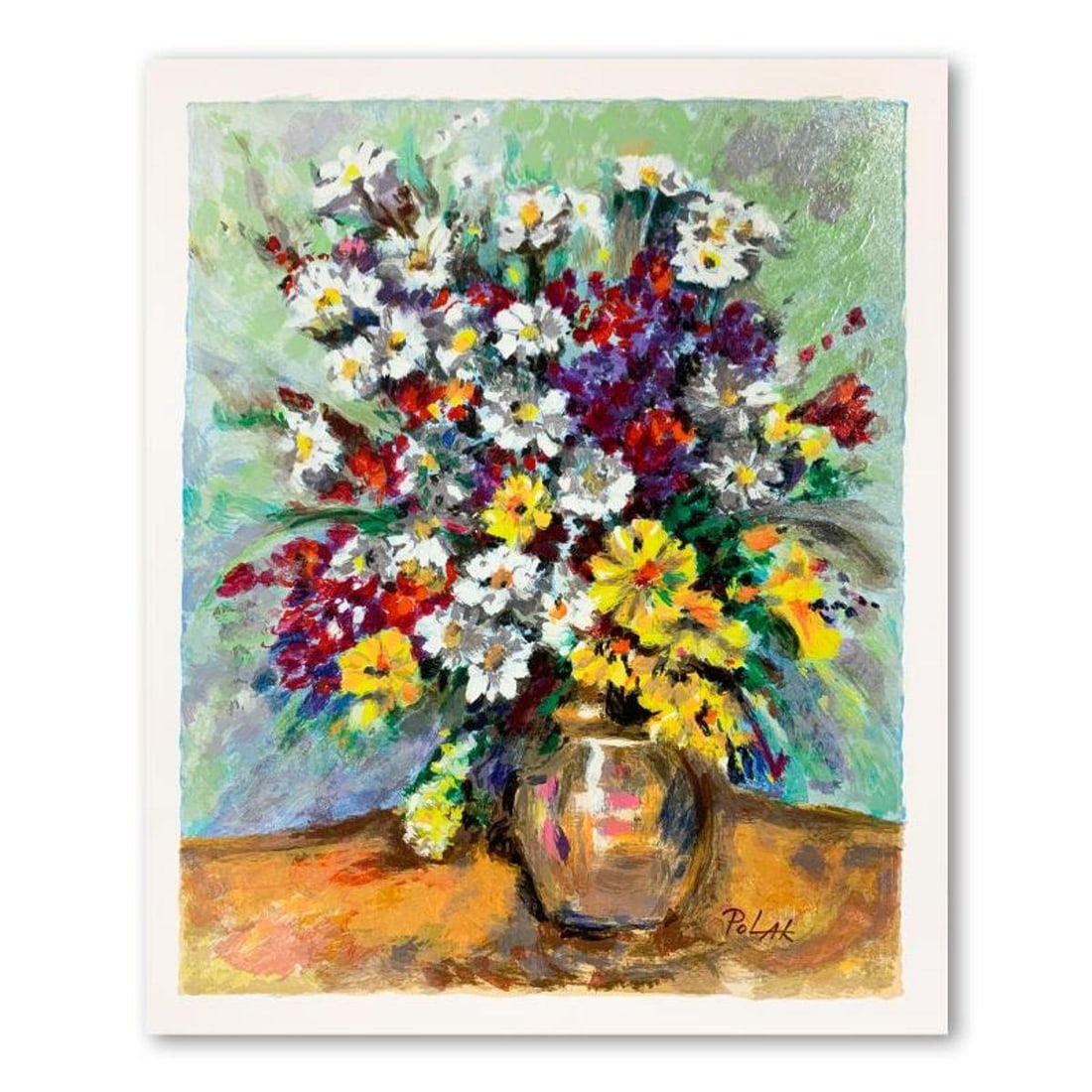 Dimitri Polak (1922-2008), Hand Signed Limited Edition Serigraph on Paper with Letter of: This is a limited edition serigraph on paper by Dimitri Polak (1922-2008). It is numbered and hand signed and includes a letter of authenticity. Measures approximately 12" x 9.5" (image). Reference#: