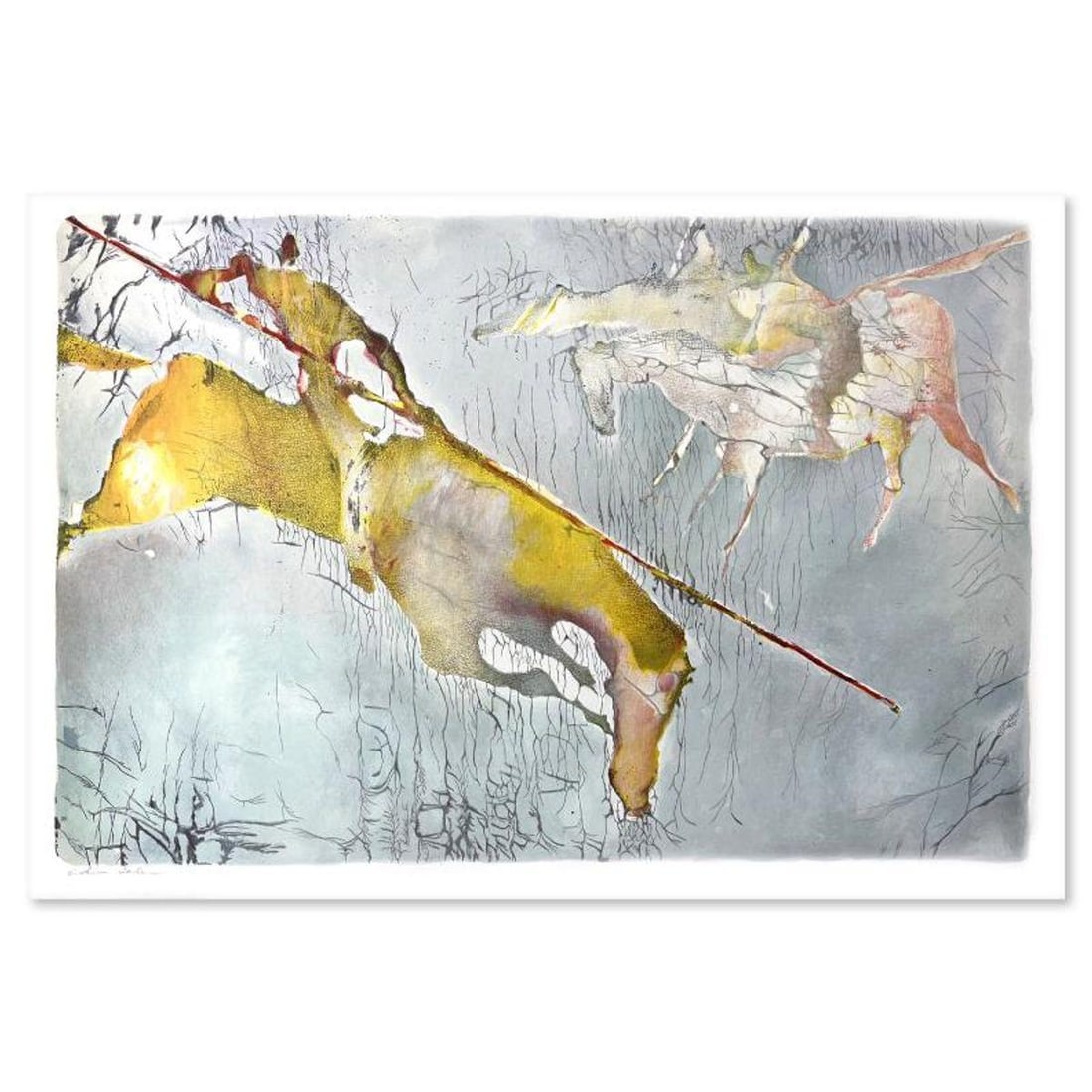 Edwin Salomon (1935-2014), "Don Quijote" Limited Edition Serigraph, Hand Signed and Numbered; Letter: Don Quijote is a limited edition serigraph on paper by Edwin Salomon (1935-2014). The piece comes hand signed by the artist, numbered, and with a letter of authenticity. Measures approximately 25" x 2