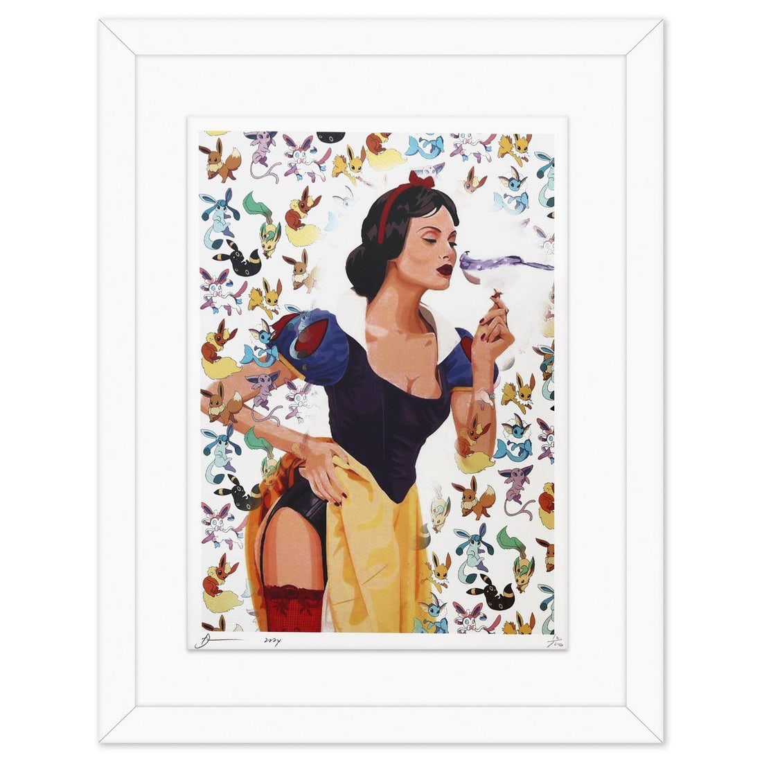 Death NYC- Fine art Print: Artist: Death NYC. Medium: Fine art Print. Size: 18" x 12". Measures approx. 24" x 19" (framed). Signature: Hand signed and numbered. Certificate of Authenticity: Is included. Reference#: 49196.