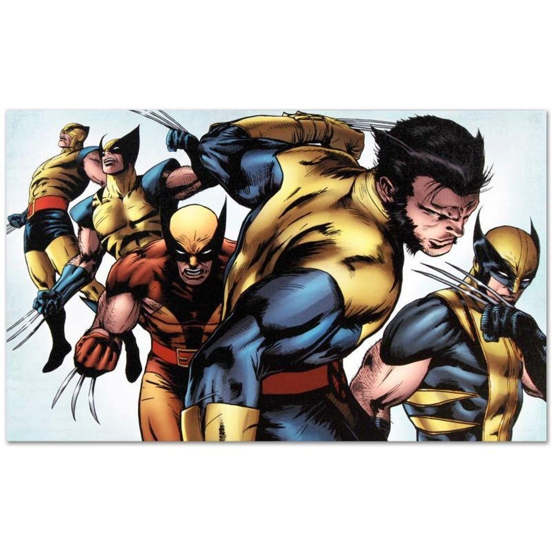 Marvel Comics "X-Men Evolutions #1" Numbered Limited Edition Giclee on Canvas by Patrick Zircher: A piece of comic book history, this limited edition, from original art by Patrick Zircher, depicts the heroic Wolverine. Zircher's early career as an illustrator in the genre began with production of