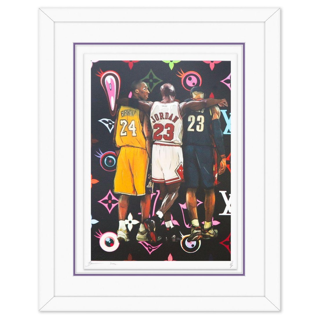 Death NYC- Fine art Print: Artist: Death NYC. Medium: Fine art Print. Size: 17.5" x 12.5". Measures approx. 25" x 20" (framed). Signature: Hand signed and numbered. Certificate of Authenticity: Is included. Reference#: 49184.