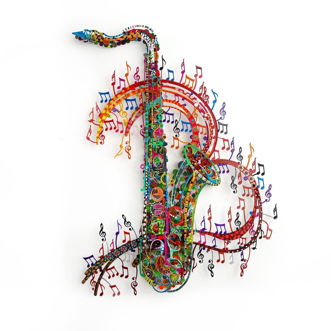 Patricia Govezensky- Original Painting on Cutout Steel "Orchestra" (1 of 7)