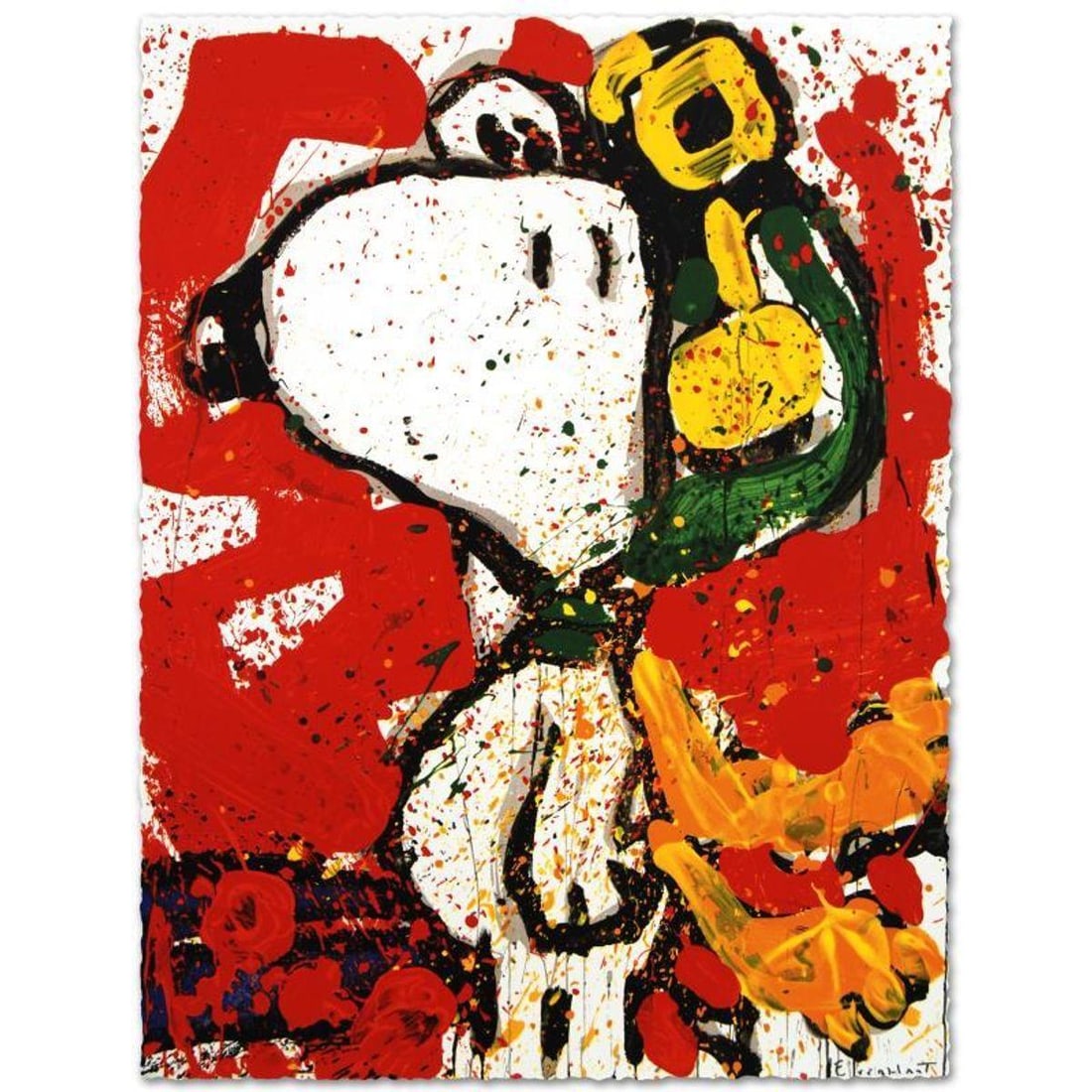 To Remember Limited Edition Hand Pulled Original Lithograph by Renowned Charles Schulz Protege, Tom (1 of 1)