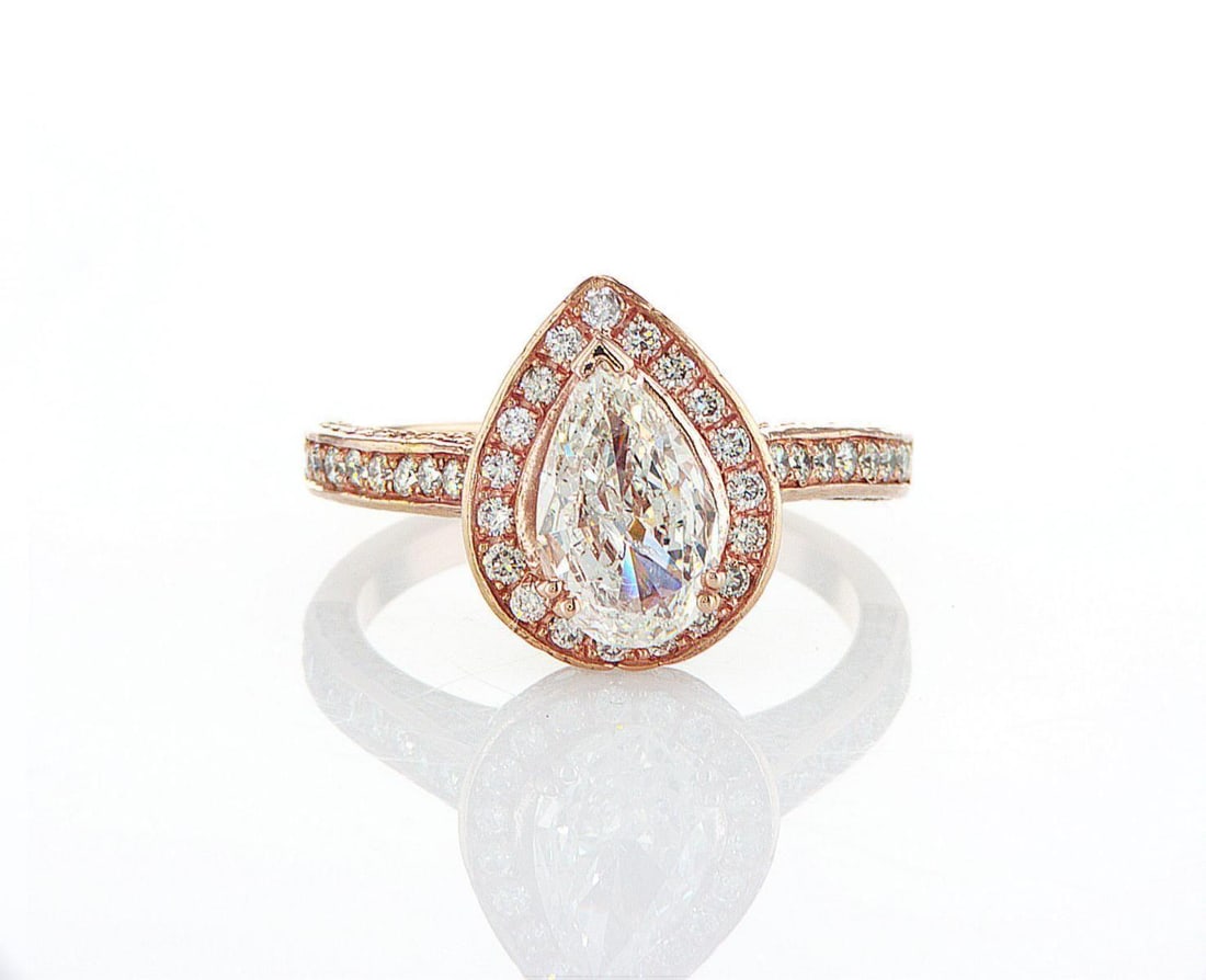 14kt Rose Gold 1.98ctw Diamond Ring (1 of 2)