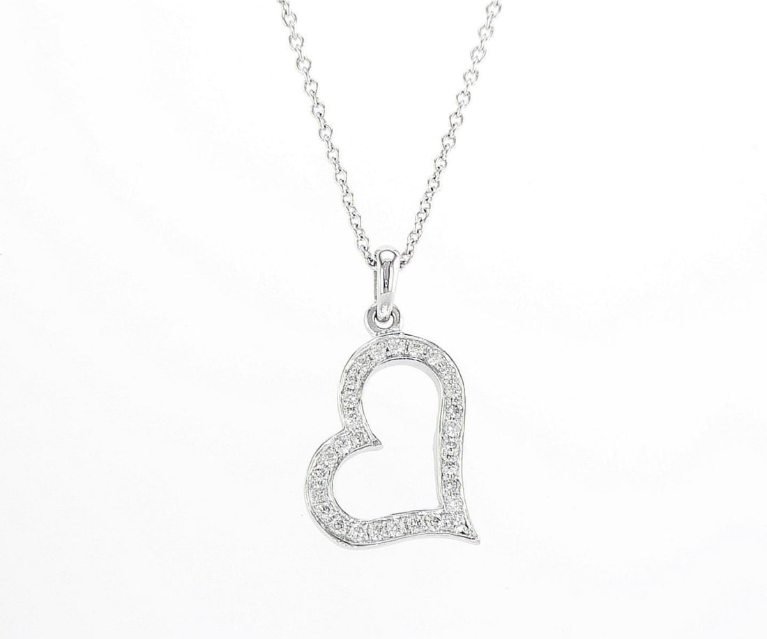 14kt White Gold 0.27ctw Diamond Necklace (1 of 2)