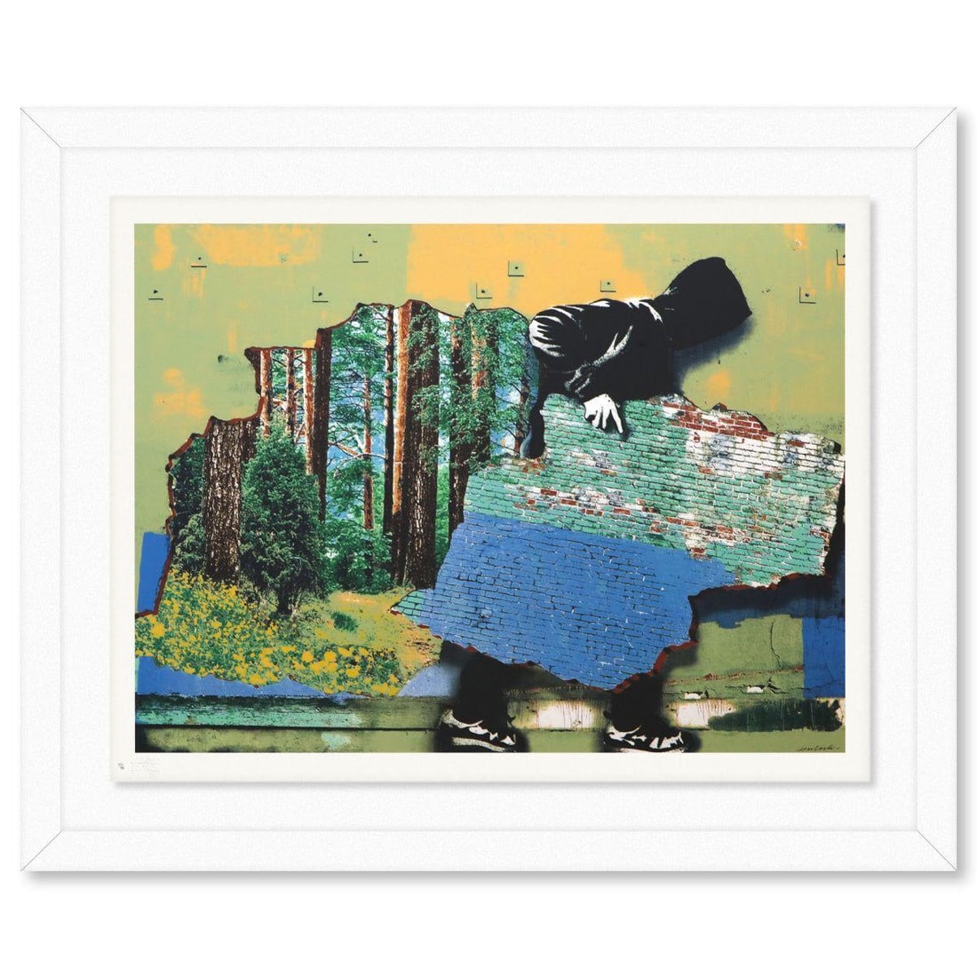 Hijack- Screenprint in colors "Reveal Your True Nature, 2024": Artist: Hijack. Medium: Screenprint in colors. Title: Reveal Your True Nature, 2024. Size: 22" x 30". Measures approx. 29" x 37" (framed). Signature: Hand signed and numbered /50. Certificate of Authe