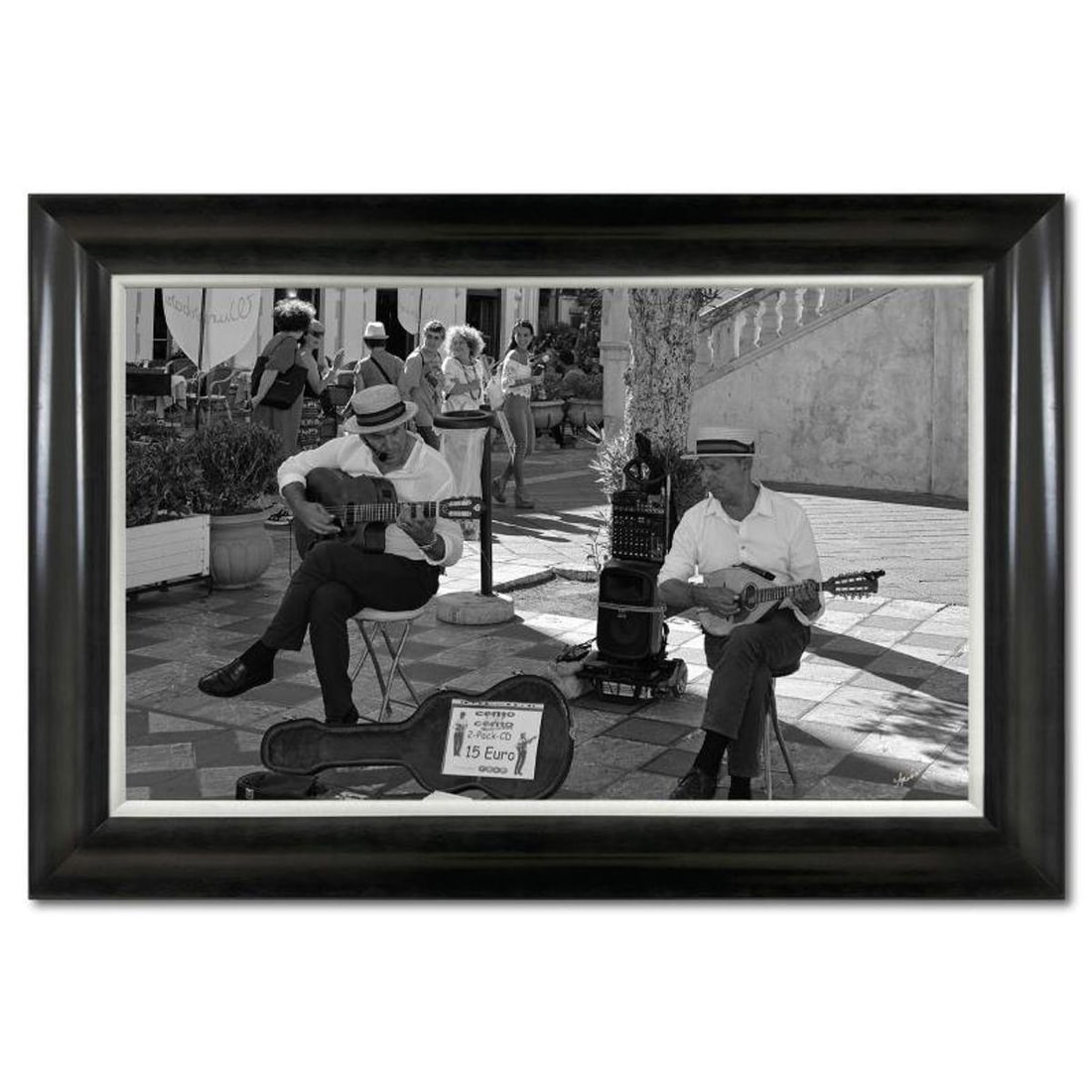 Misha Aronov, "Taormina" Framed Limited Edition Photograph on Canvas, Numbered and Hand Signed with (1 of 2)
