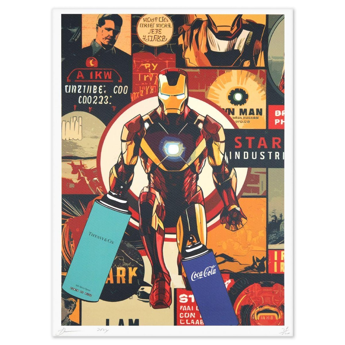 Death NYC- Fine art Print: Artist: Death NYC. Medium: Fine art Print. Size: 18" x 12". Signature: Hand signed and numbered. Certificate of Authenticity: Is included. Reference#: 49380.