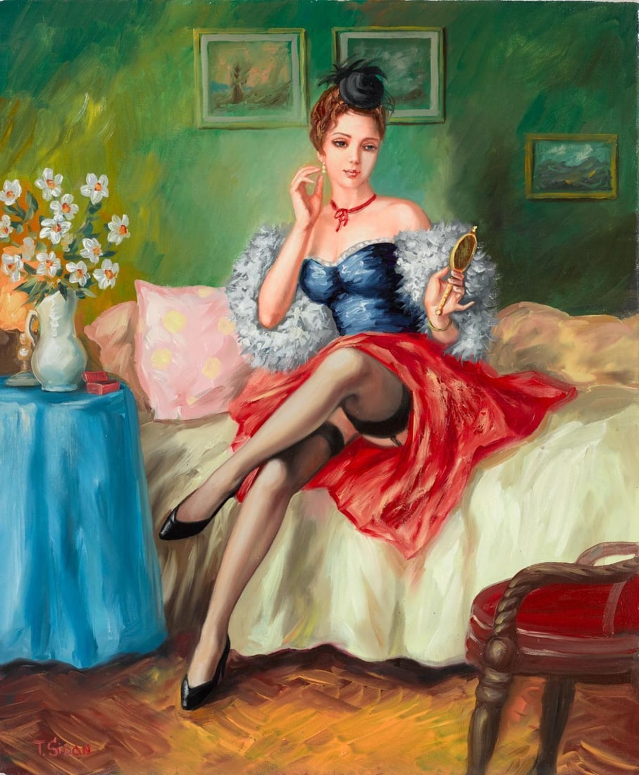 Taras Sidan- Original Giclee on Canvas "Before The Date" (1 of 1)