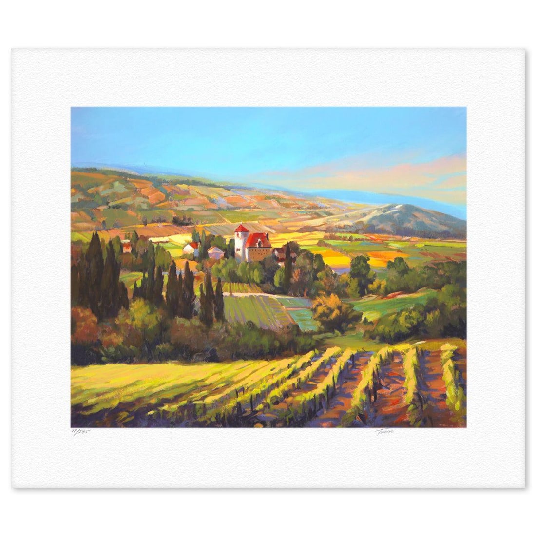 Jennie Tomao- Silkscreen "Through the Vineyard" (1 of 4)