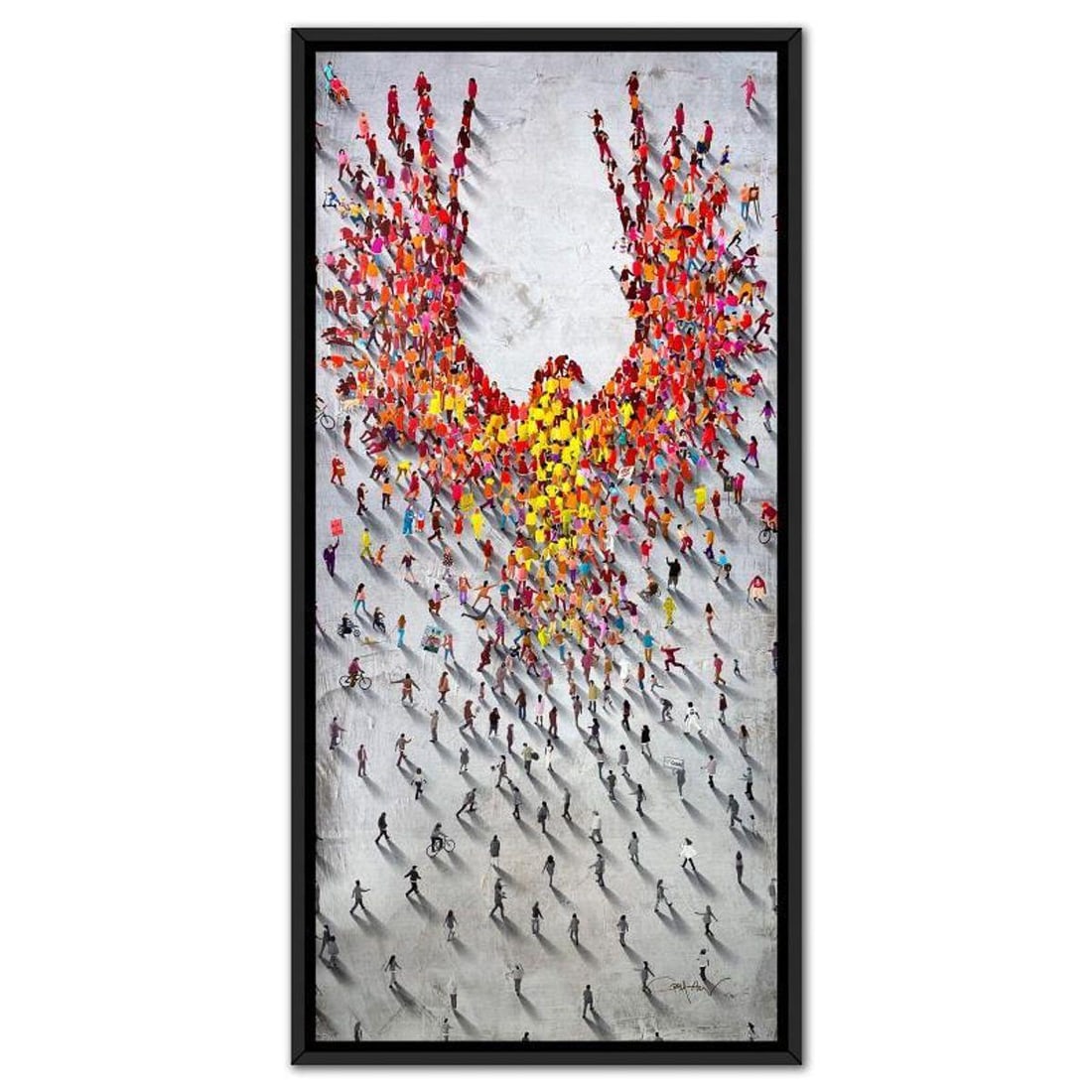 Craig Alan, "Populus: From The Ground Up" Framed, Hand Signed Limited Edition Canvas with Letter of (1 of 2)