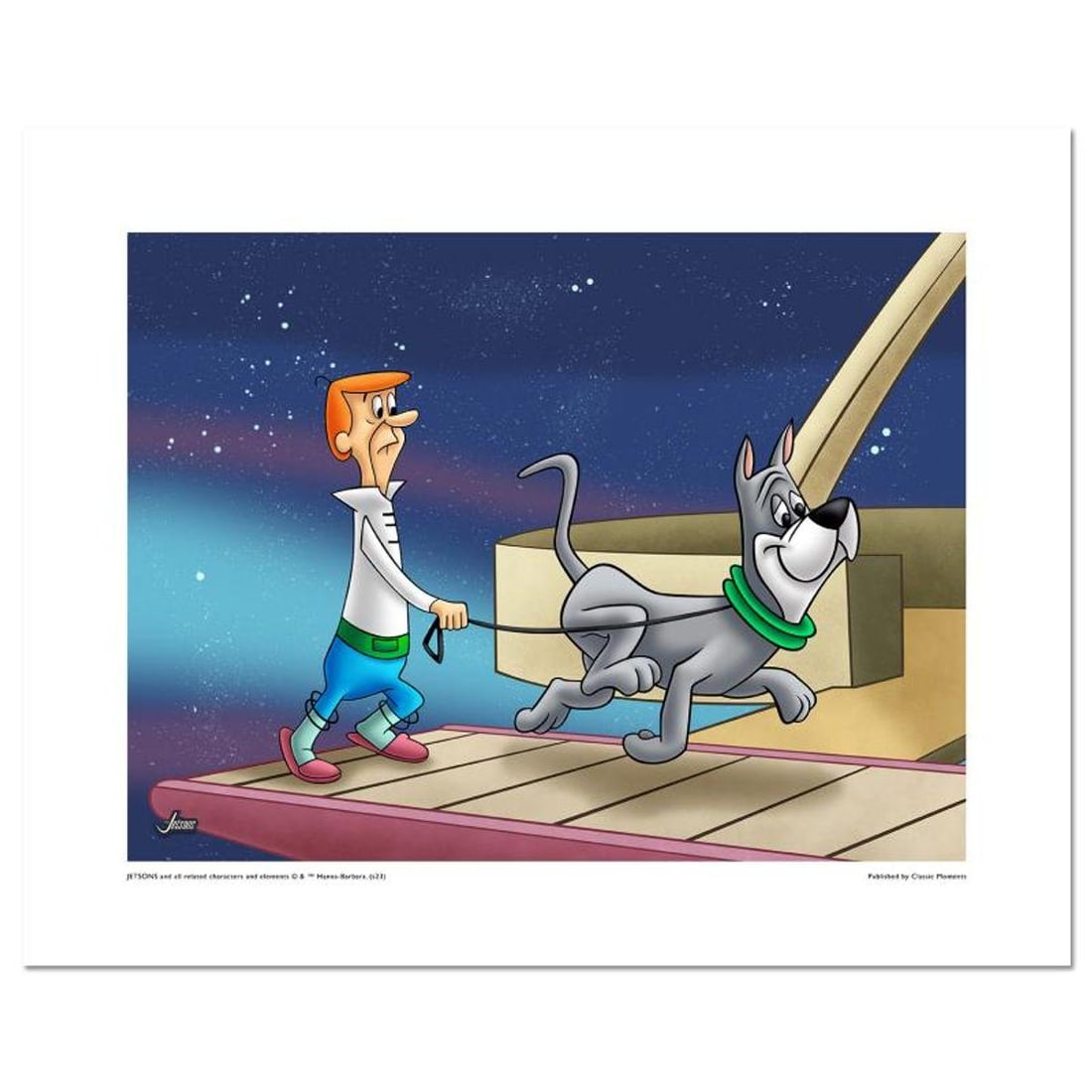 The Jetsons "On the Treadmill" Numbered Limited Edition with Certificate of Authenticity. (1 of 1)