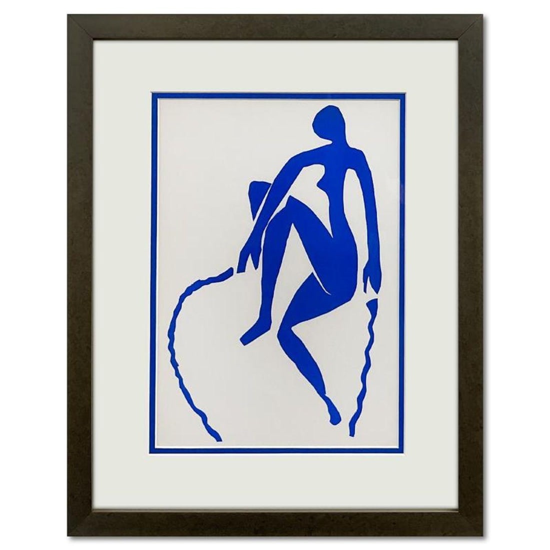 Henri Matisse (1869-1954), Framed Lithograph with Letter of Authenticity.: This is a lithograph on paper by Henri Matisse (1869-1954). This piece comes custom framed. Includes Letter of Authenticity. Measures approx. 15.5" x 19.5"(frame), 9.5" x 13.5" (image).