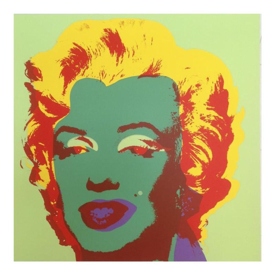 Andy Warhol "Marilyn 11.25" Silk Screen Print from Sunday B Morning.: Marilyn 11.25 is a silk screen print on paper (open edition) from Sunday B Morning featuring the works of Andy Warhol. The piece is stamped in blue on the back with "Published by Sunday B. Morning" an