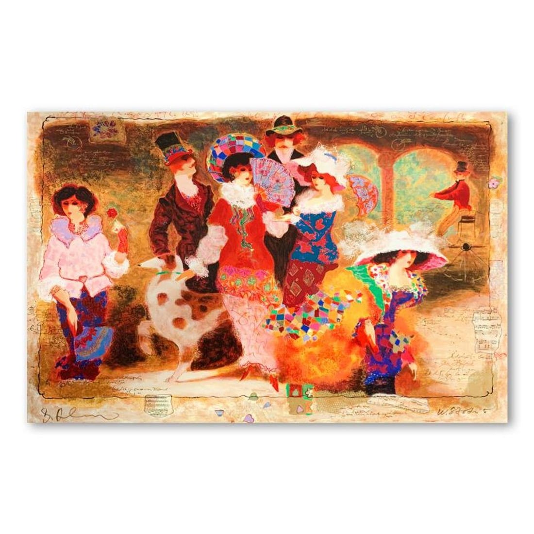 Alexander Galtchansky (1959-2008) and Tanya Wissotzky (1959-2006), "Nocturne II" Hand Signed Limited: Nocturne II is a limited edition serigraph on deckle edged paper by Alexander Galtchansky (1959-2008) and Tanya Wissotzky (1959-2006). It is numbered and hand signed and includes a letter of authentic