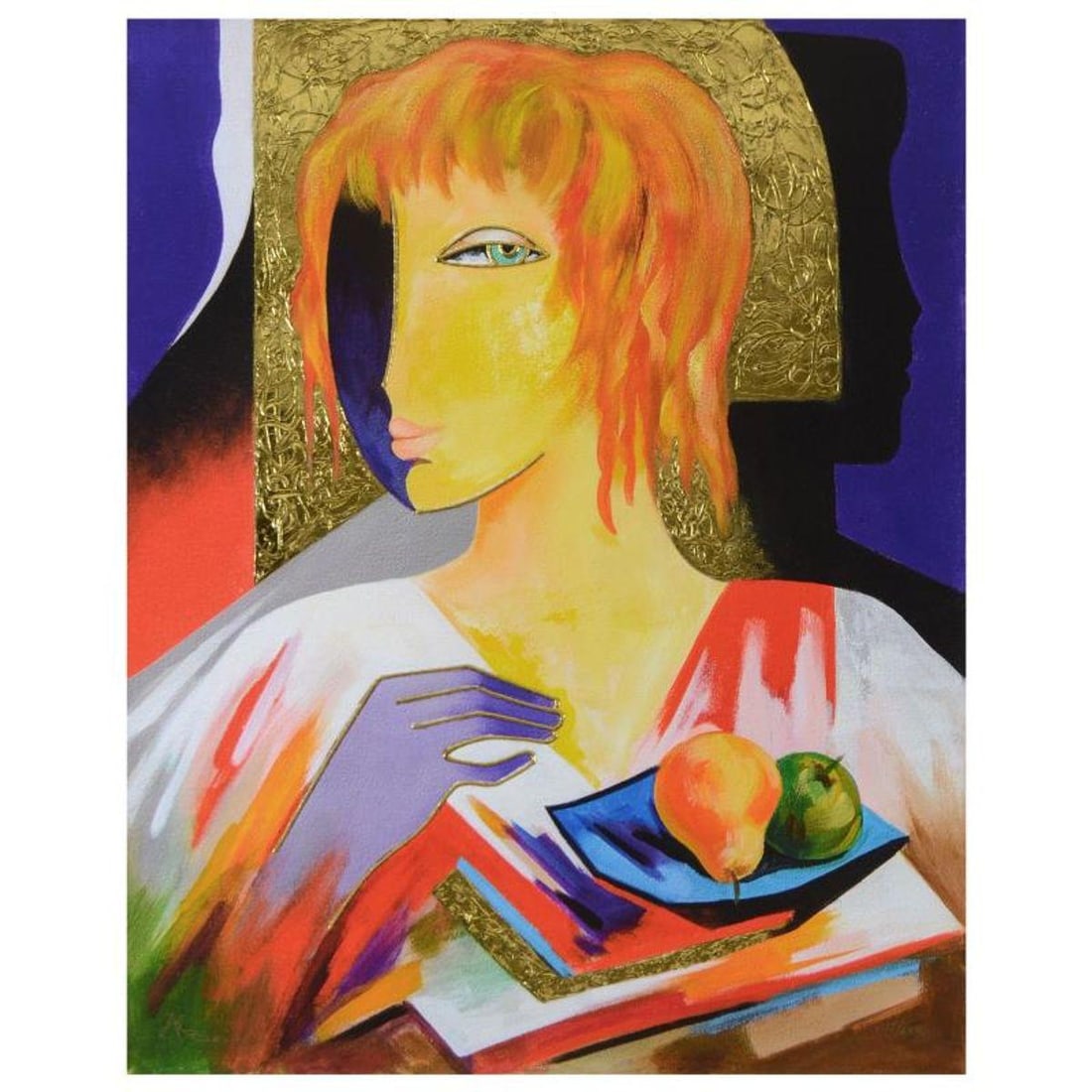 Arbe, "Subconscious" Limited Edition on Canvas with Gold Embellishing, Numbered and Hand Signed with (1 of 2)