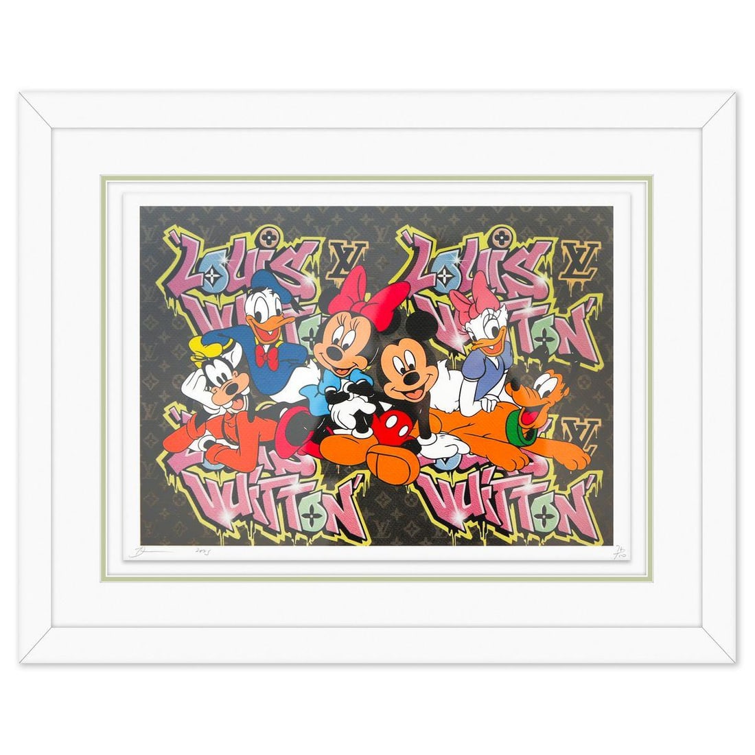 Death NYC- Fine art Print: Artist: Death NYC. Medium: Fine art Print. Size: 12.5" x 17.5". Measures approx. 20" x 25" (framed). Signature: Hand signed and numbered. Certificate of Authenticity: Is included. Reference#: 49186.