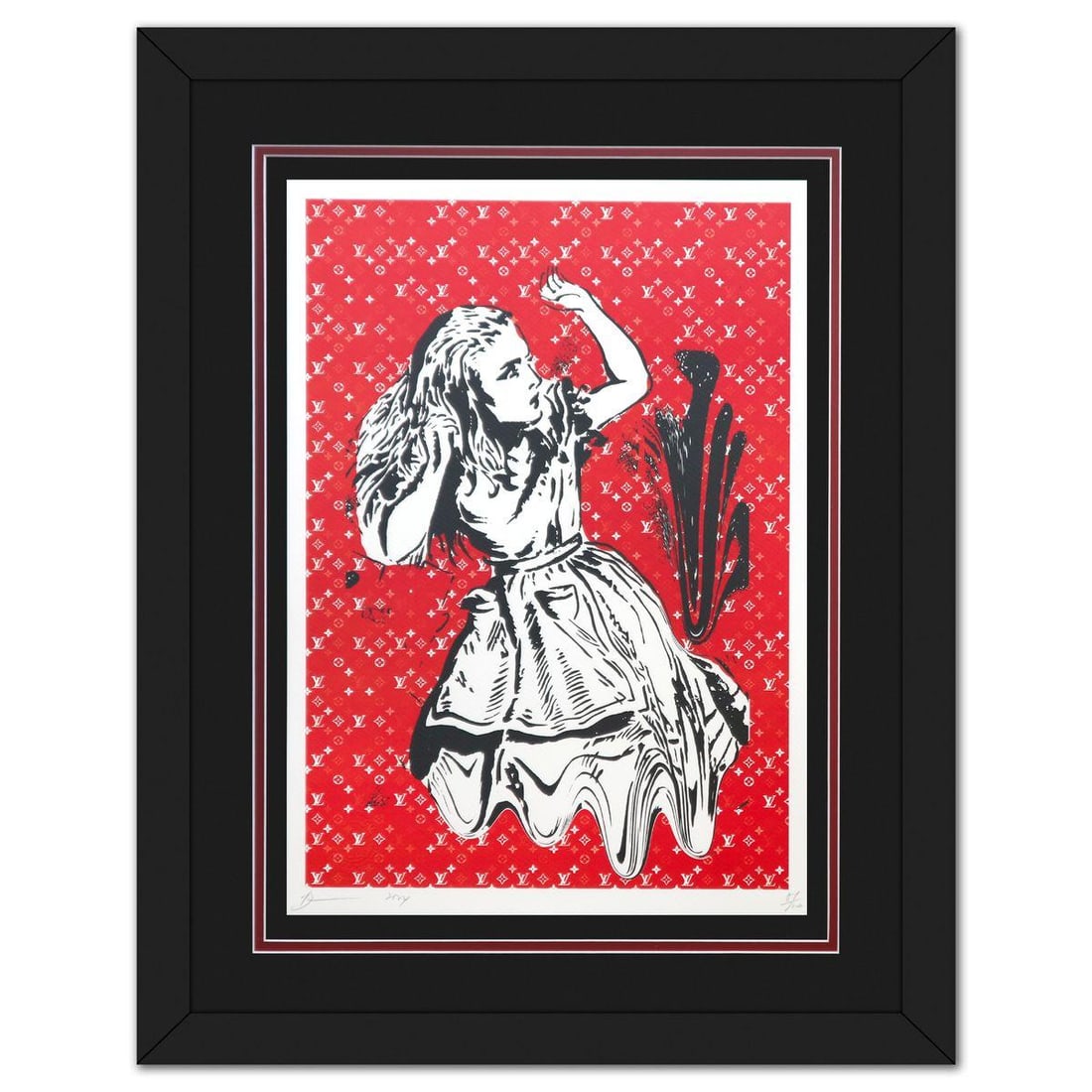 Death NYC- Fine art Print: Artist: Death NYC. Medium: Fine art Print. Size: 17.5" x 12.5". Measures approx. 25" x 20" (framed). Signature: Hand signed and numbered. Certificate of Authenticity: Is included. Reference#: 49177.