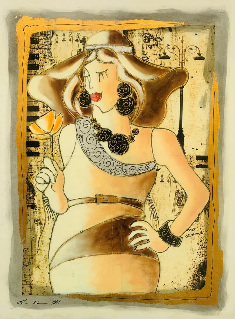 Oz El Hai- Original painting on panel (1 of 1)