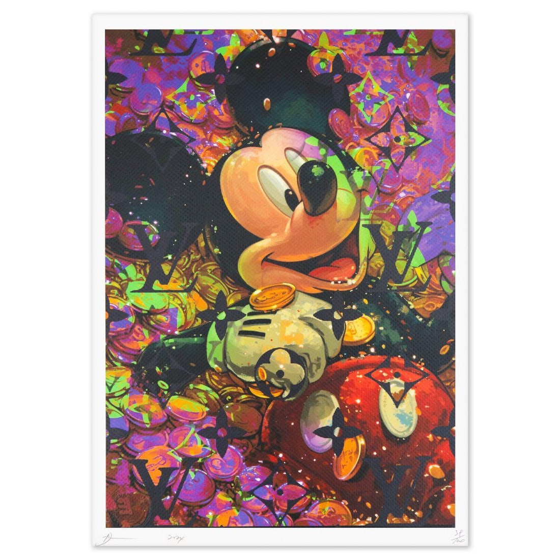 Death NYC- Fine art Print: Artist: Death NYC. Medium: Fine art Print. Size: 18" x 12". Signature: Hand signed and numbered. Certificate of Authenticity: Is included. Reference#: 49348.