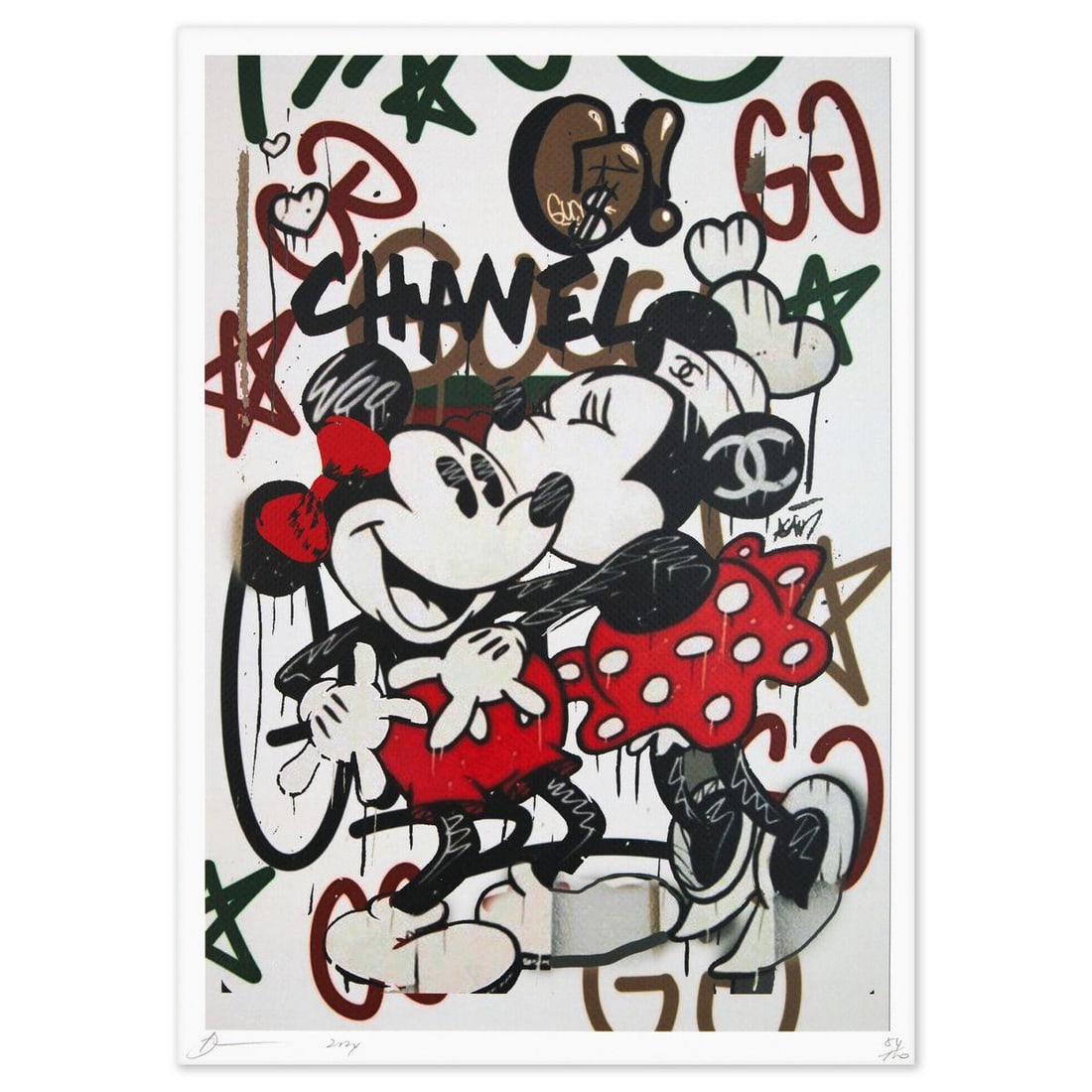 Death NYC- Fine art Print: Artist: Death NYC. Medium: Fine art Print. Size: 18" x 12". Signature: Hand signed and numbered. Certificate of Authenticity: Is included. Reference#: 49395.
