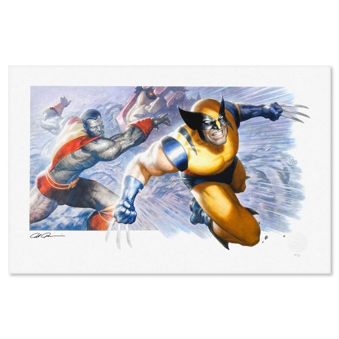 Paolo Rivera, "Fast Ball Special" Limited Edition, PP Numbered 3/4 and Hand Signed with Letter of: Fast Ball Special is a limited edition giclee on paper by Paolo Rivera, PP numbered 3/4 and hand signed by the artist. Includes Letter of Authenticity. Measures approx. 18" x 28" (border) 14" x 24" (i