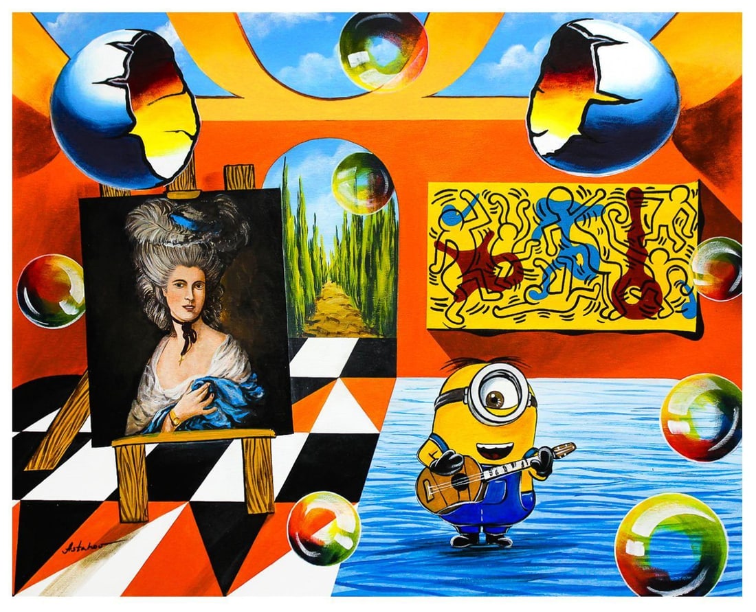 Alexander Astahov- Original Oil on Canvas "Minion's Room" (1 of 2)