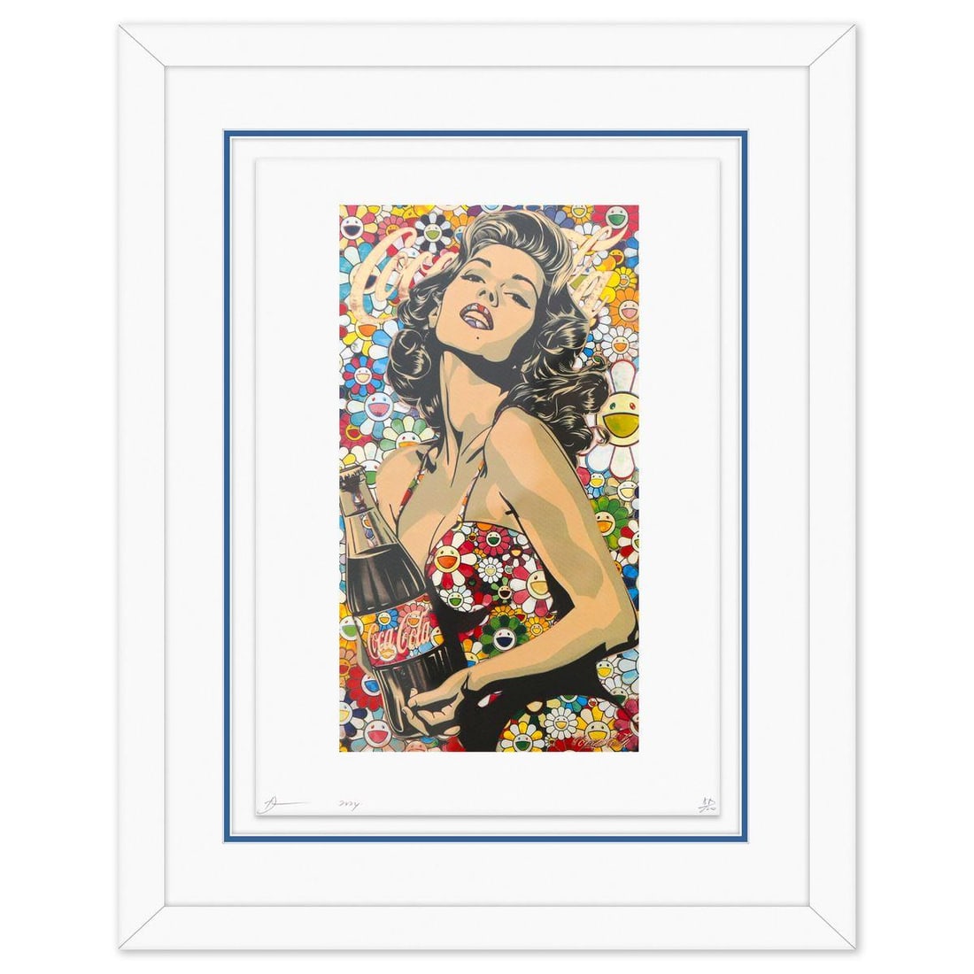 Death NYC- Fine art Print: Artist: Death NYC. Medium: Fine art Print. Size: 17.5" x 12.5". Measures approx. 25" x 20" (framed). Signature: Hand signed and numbered. Certificate of Authenticity: Is included. Reference#: 49185.