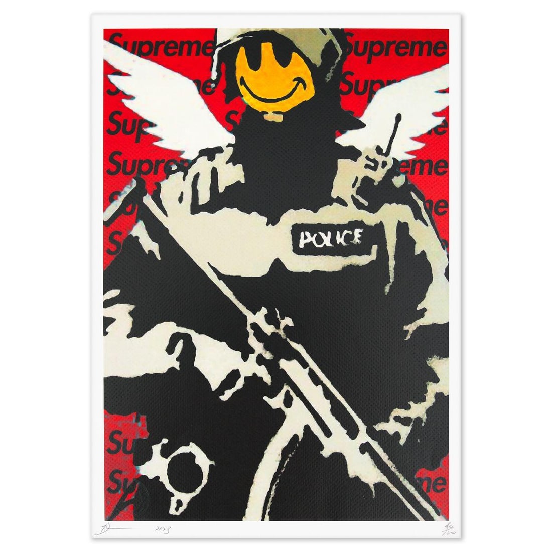 Death NYC- Fine art Print: Artist: Death NYC. Medium: Fine art Print. Size: 18" x 12". Signature: Hand signed and numbered. Certificate of Authenticity: Is included. Reference#: 49343.