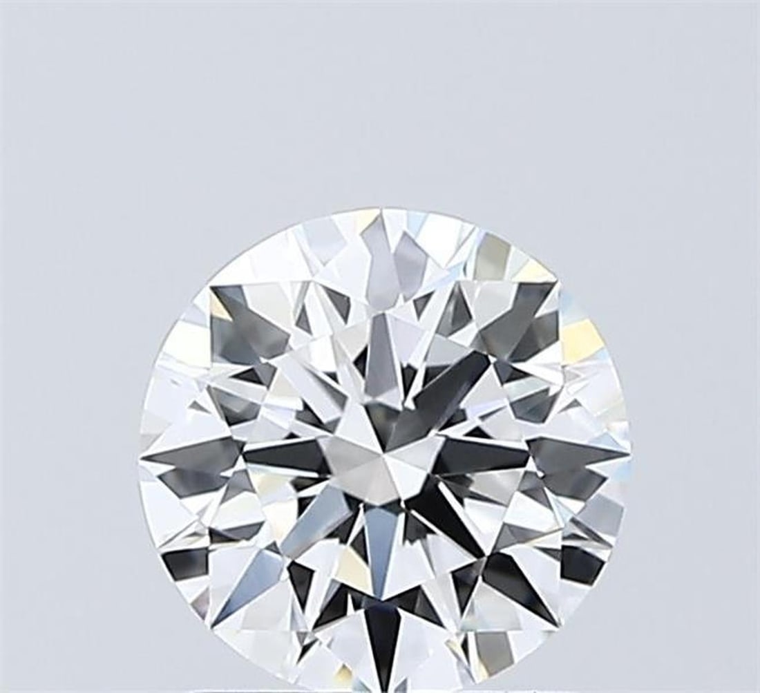 Lab Grown 1.05 ct, Color D/VVS2 IGI Graded Diamond: Lab/Natural Diamond: Lab Carat Weight: 1.05 Color Grade: D Clarity Grade: VVS2 Model: Round Fluorescence: N Polish: EXCELLENT Symmetry: EXCELLENT Depth: 60.8 Table: 59 Cut Grade: IDEAL Size: 6.54-6.56