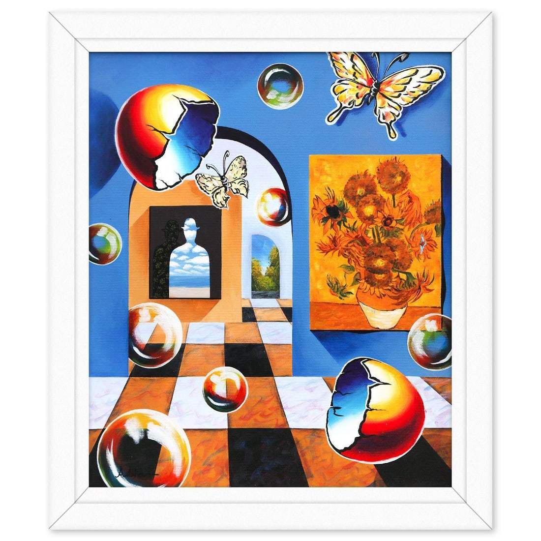 Alexander Astahov- Original Oil on Canvas "Windows of Playful Perception" (1 of 2)