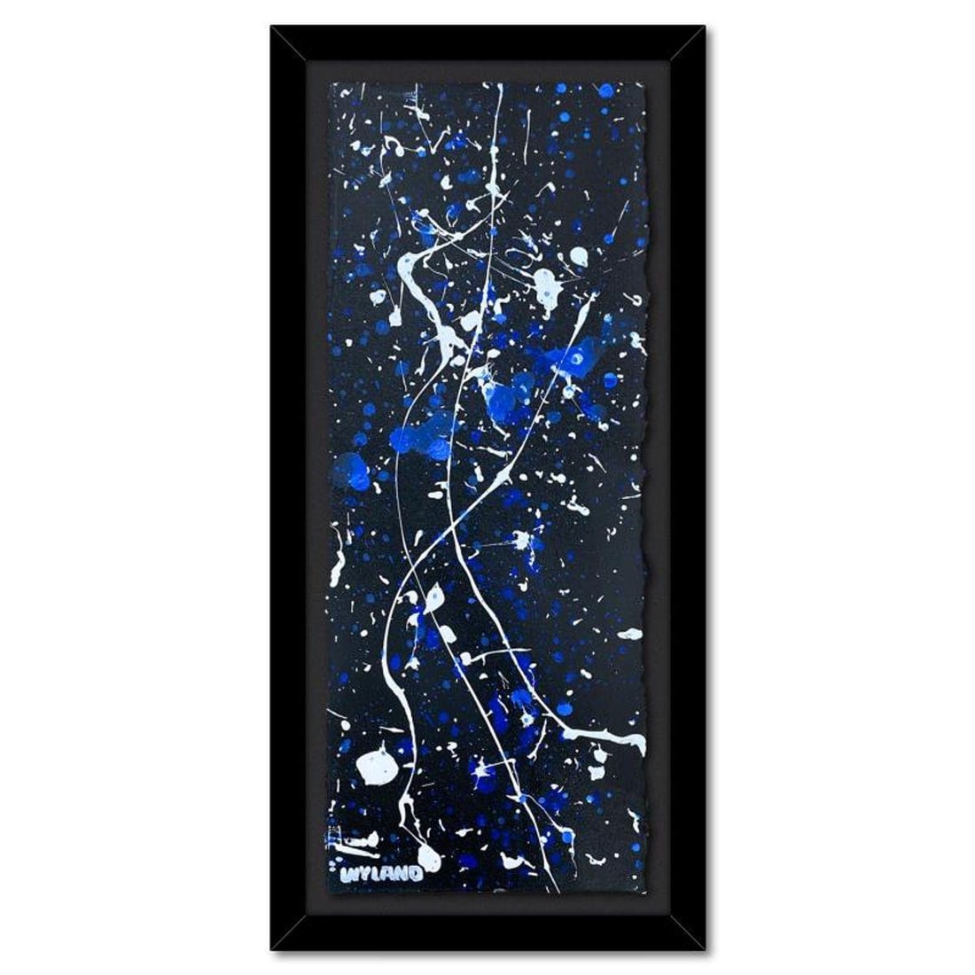 Wyland, Framed Original Painting (36" x 18"), Hand Signed with Letter of Authenticity.: This is an original painting on deckle edge paper by Wyland, hand signed by the artist. This piece comes custom framed. Includes Letter of Authenticity. Measures approx. 36" x 18" (frame), 30" x 12" (