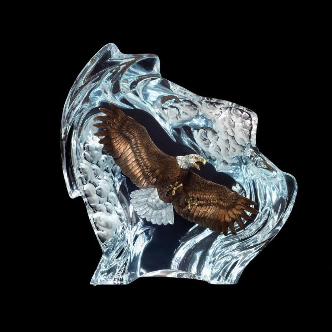 Christopher Pardell, "Strength and Honor" Limited Edition Mixed Media Lucite Sculpture with COA.: Strength and Honor is a limited edition mixed media lucite sculpture by Christopher Pardell. Engraved with the artists signature and number, this piece comes with a certificate of authenticity. Measur