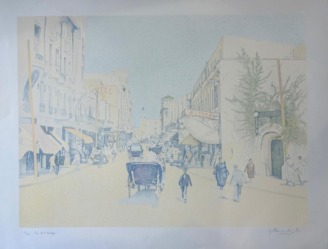 Guillaume Azoulay- Serigraph on paper: Artist: Guillaume Azoulay. Medium: Serigraph on paper. Size: 30" x 40". Signature: Signed and numbered. Reference#: 87282.