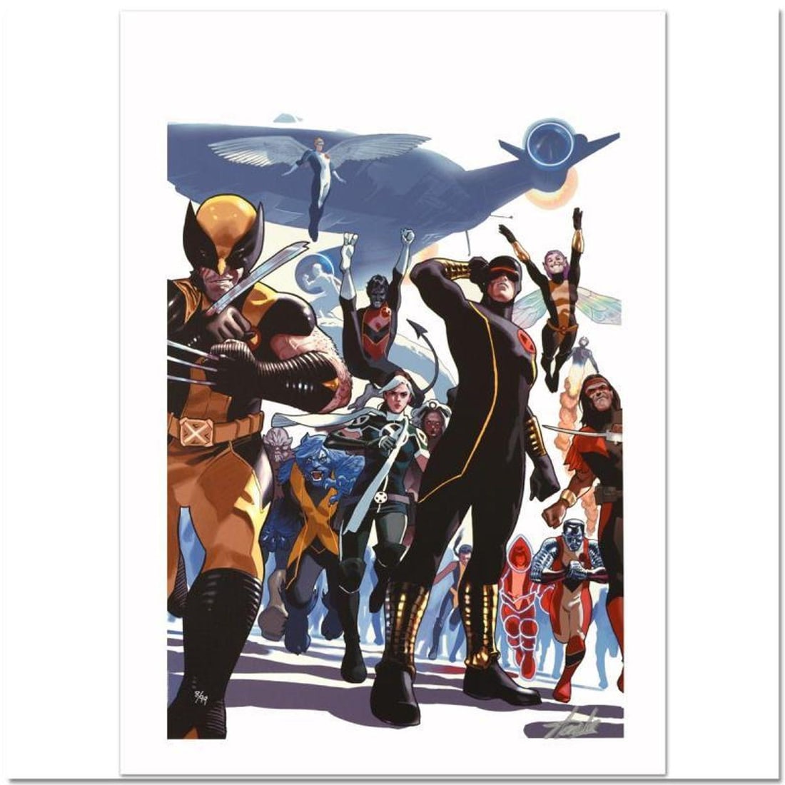 Stan Lee Signed, Marvel Comics "X-Men Legacy Annual #1" Limited Edition Canvas 5/99 with Certificate: X-Men Legacy Annual #1 is a limited edition giclee on canvas with art by Daniel Acuna. Officially licensed by Marvel, this piece is numbered 5/99 and hand signed by creative legend Stan Lee (1922-2018