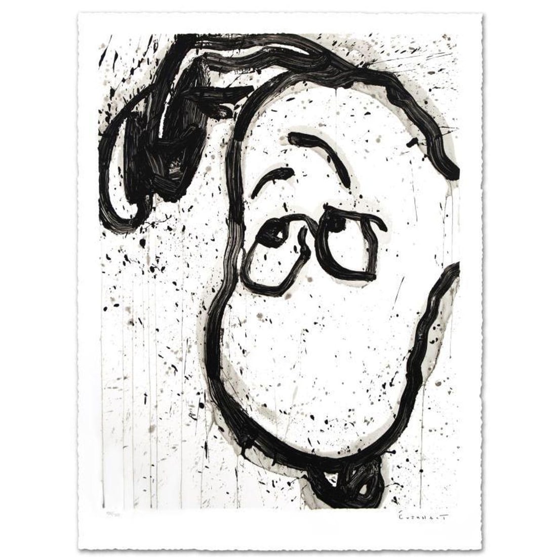 I Can't Believe my Ears, Darling Limited Edition Hand Pulled Original Lithograph by Renowned Charles: I Can't Believe my Ears, Darling is a limited edition hand pulled original lithograph on museum quality deckle-edge paper, numbered and hand signed by Tom Everhart. This is one of the final Everhart e