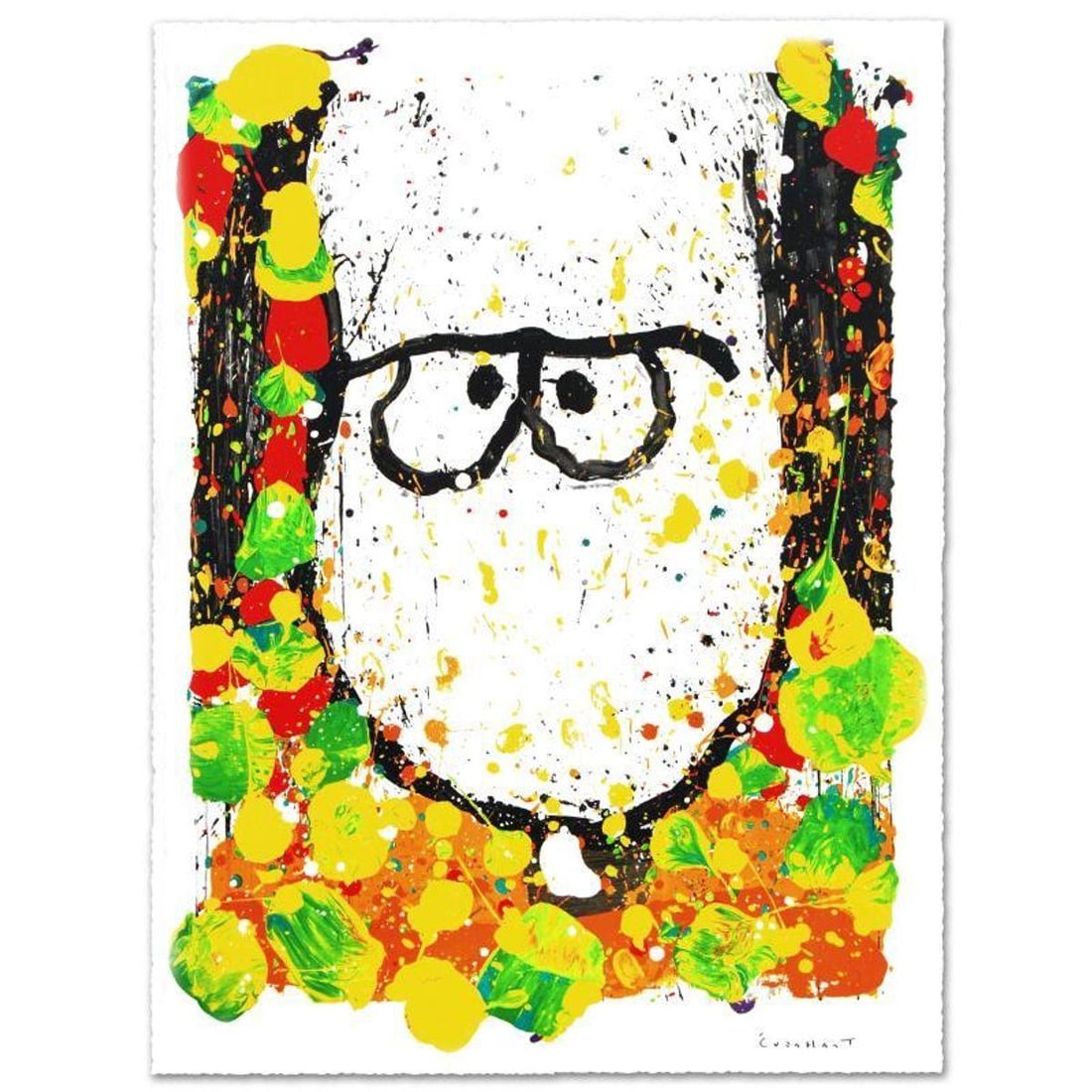 Squeeze the Day-Monday Limited Edition Hand Pulled Original Lithograph (26.5" x 35") by Renowned: Squeeze the Day-Monday is a limited edition hand pulled original lithograph on museum quality deckle-edge paper, numbered and hand signed by Tom Everhart. This is one of the final Everhart editions to