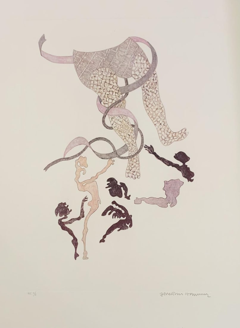Jonathan Hammer- Limited Edition Etching on paper: Artist: Jonathan Hammer. Medium: Limited Edition Etching on paper. Size: 24" x 30". Signature: Signed and numbered. Reference#: 28492.
