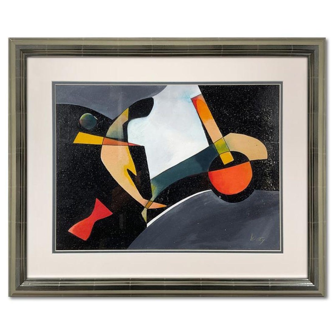 Neal Doty (1941-2016), Framed Original Mixed Media, Hand Signed with Letter of Authenticity. (1 of 2)