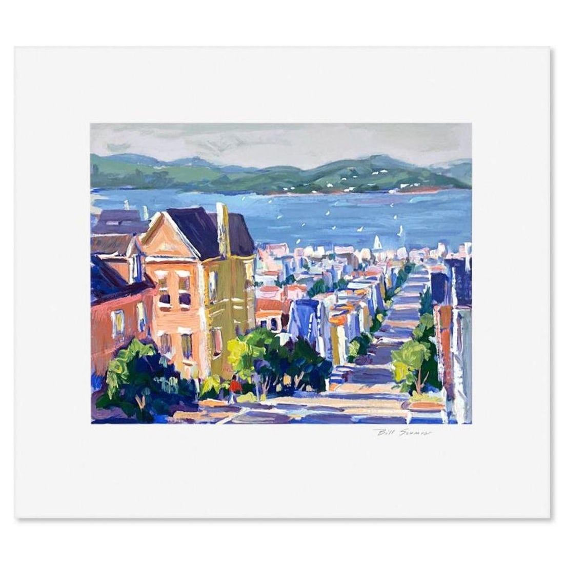 Bill Schmidt, "Bay View Place" Limited Edition Printer's Proof Serigraph, Numbered and Hand Signed (1 of 2)