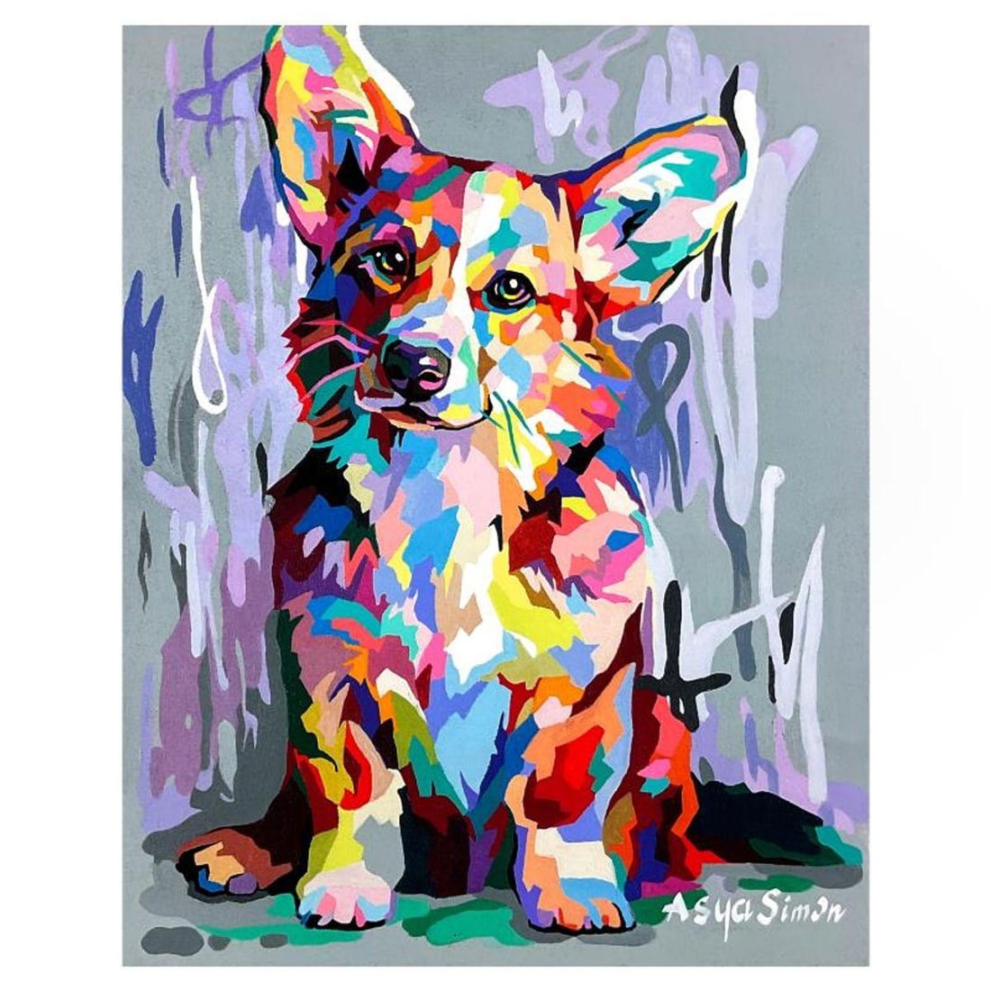 Asya Simon, Hand Signed Limited Edition on Canvas with Letter of Authenticity. (1 of 2)